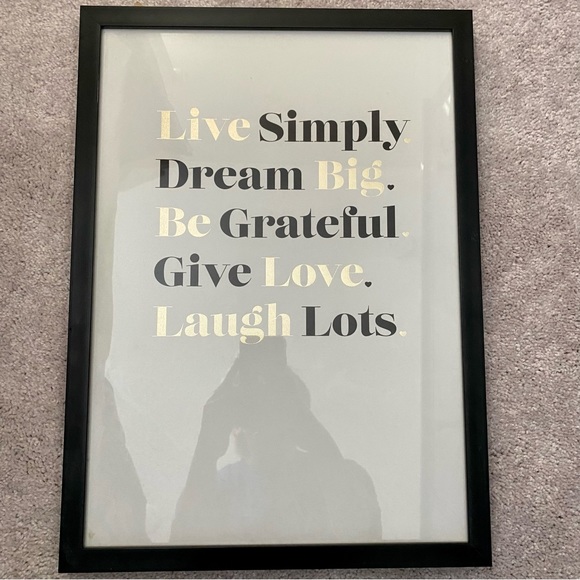 Hobby Lobby | Art | Black And Gold Minimalist Inspirational Wall Decor